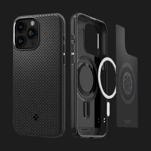 Чохол Spigen Mag Armor MagSafe для iPhone 15 Pro (Matte Black) у Луцьк