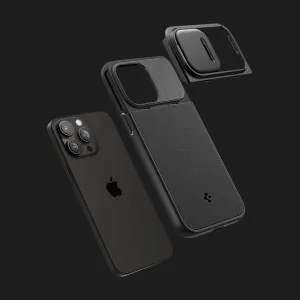 Чехол Spigen Optik Armor MagSafe для iPhone 15 Pro (Black) в Белой Церкви
