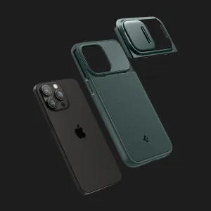 Чохол Spigen Optik Armor MagSafe для iPhone 15 Pro (Abyss Green) у Луцьк