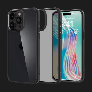 Чехол Spigen Ultra Hybrid для iPhone 15 Pro (Frost Black) в Хмельницком
