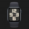 Apple Watch SE 2 44mm Midnight Aluminum Case with Midnight Sport Band (S/M) (MRE73) 2023