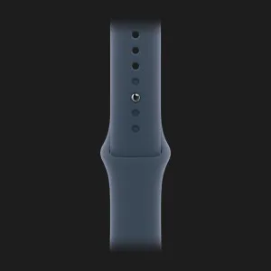 Apple Watch SE 2 40mm Silver Aluminum Case with Storm Blue Sport Band (S/M) (MRE13) 2023