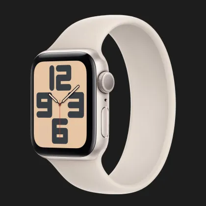 Apple Watch SE 2 44mm Starlight Aluminum Case with Starlight Sport Loop (MRE63) 2023