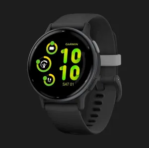 Garmin Vivoactive 5 Slate Aluminum Bezel with Black Case and Silicone Band Ивано-Франковске