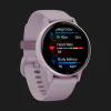 Garmin Vivoactive 5 Metallic Orchid Aluminum Bezel with Orchid Case and Silicone Band