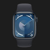 Apple Watch Series 9 41mm Midnight Aluminum Case with Midnight Sport Band M/L (MR8X3)