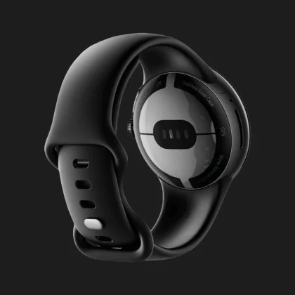 Смарт-годинник Google Pixel Watch LTE Matte Black Case/Obsidian Active Band в Миколаєві