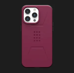 Чехол UAG Civilian MagSafe для iPhone 15 Pro Max (Bordeaux) в Хмельницком