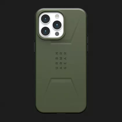 Чехол UAG Civilian MagSafe для iPhone 15 Pro Max (Olive Drab) в Полтаве