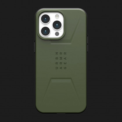 Чохол UAG Civilian MagSafe для iPhone 15 Pro (Olive Drab)