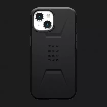 Чехол UAG Civilian MagSafe для iPhone 15 (Black) Кременчуке