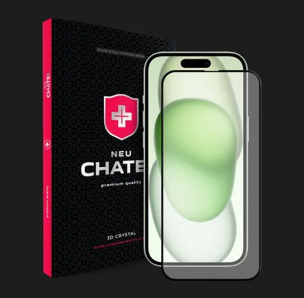 Захисне скло NEU Chatel Corning Glass для iPhone 15 Plus