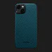 Чохол Pitaka MagEZ Case 4 для iPhone 15 Plus (Black/Blue Twill)