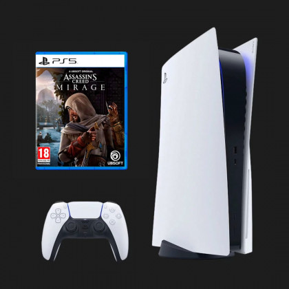Ігрова приставка Sony PlayStation 5 (BluRay) + Assassin's Creed Mirage Launch Edition