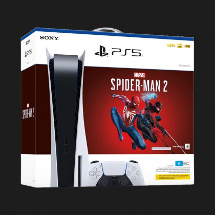Ігрова приставка Sony PlayStation 5 (BluRay) + Marvel`s Spider-Man 2
