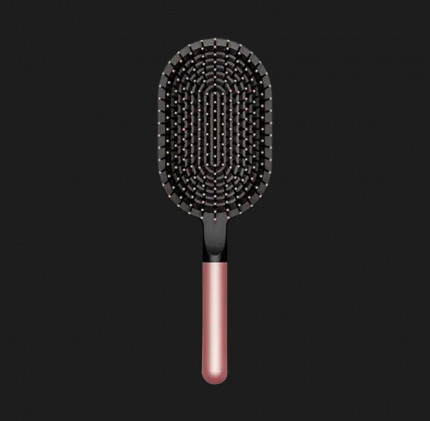 Щетка массажная Dyson Designed Paddle Brush (Black/Rose)