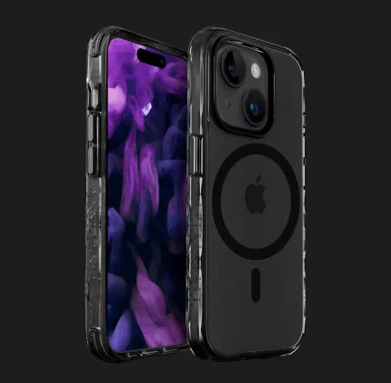 Чехол LAUT Crystal Matter X для iPhone 15 Plus (Black Crystal)