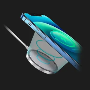 Беспроводная зарядка WiWU Wi-W009 15W Wireless Charger (White) в Хмельницком