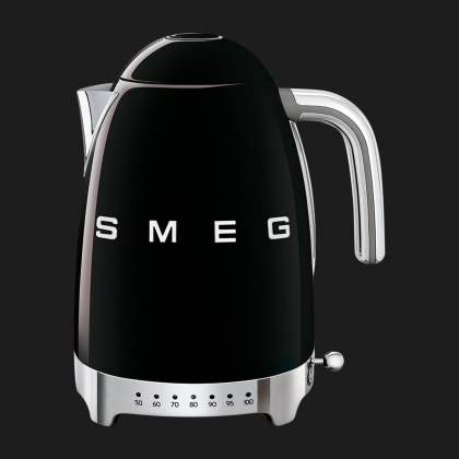 Електрочайник SMEG з регулятором температури (Black)