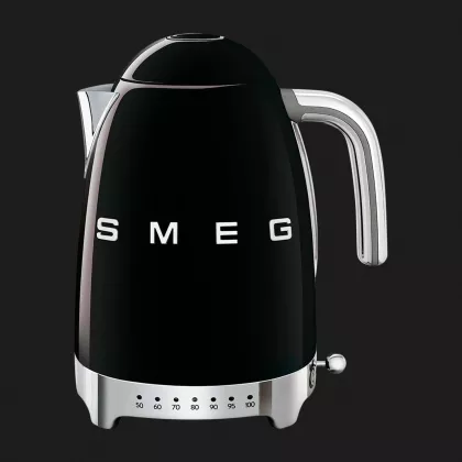Електрочайник SMEG з регулятором температури (Black) в Житомирі