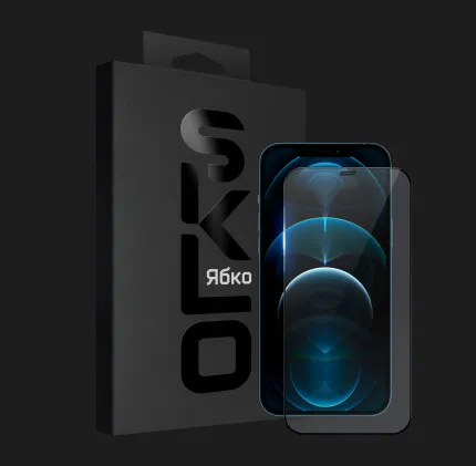 Защитное стекло SKLO HD 2.5D Fullcover для iPhone 12 Pro Max