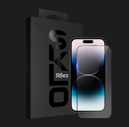 Защитное стекло SKLO HD 2.5D Deluxe Fullcover для iPhone 14 Pro