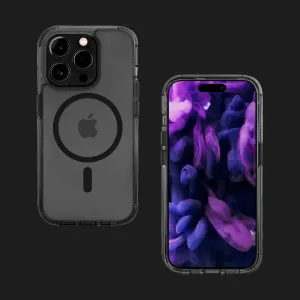 Чехол LAUT Crystal Matter X для iPhone 15 Pro Max (Black Crystal) в Белой Церкви