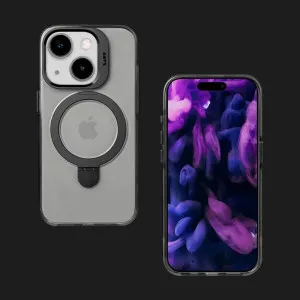 Чохол LAUT Revive Prop Case MagSafe для iPhone 15 (Crystal Black) в Хмельницькому
