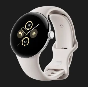 Смарт-годинник Google Pixel Watch 2 LTE Polished Silver Aluminum Case/Porcelain Active Band в Чернівцях