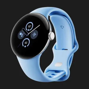Смарт-годинник Google Pixel Watch 2 LTE Polished Silver Aluminum Case/Bay Active Band в Чернівцях