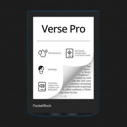 Электронная книга PocketBook 634 (Azure) в Черкасах