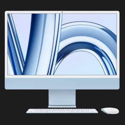 Apple iMac 24 with Retina 4.5K, Apple M3, 256GB, 8 CPU / 8 GPU, 8GB RAM, Blue (MQRC3) (2023) Калуше