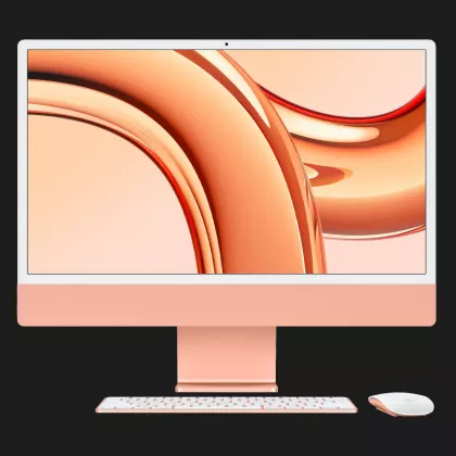 Apple iMac 24 with Retina 4.5K, Apple M3, 256GB, 8 CPU / 10 GPU, 8GB RAM, Orange (Z19R) (2023) в Днепре