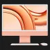 Apple iMac 24 with Retina 4.5K, Apple M3, 512GB, 8 CPU / 10 GPU, 24GB RAM, Orange (Z19R0001W)