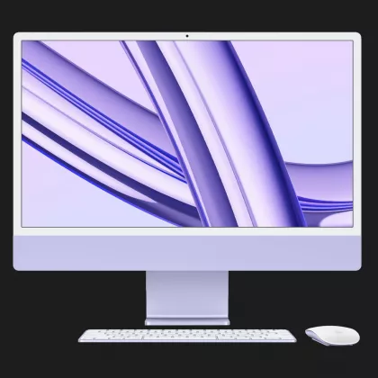 Apple iMac 24 with Retina 4.5K, Apple M3, 256GB, 8 CPU / 10 GPU, 8GB RAM, Purple (Z19P) (2023) в Новому Роздолі