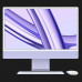 Apple iMac 24 with Retina 4.5K, Apple M3, 512GB, 8 CPU / 10 GPU, 8GB RAM, Purple (Z19Q) (2023)