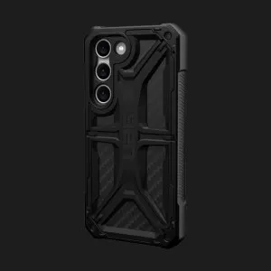 Чехол UAG Monarch для Samsung Galaxy S23 (Carbon Fiber) в Луцке