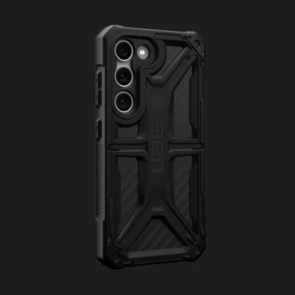 Чохол UAG Monarch для Samsung Galaxy S23 (Carbon Fiber) в Києві