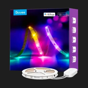 Стрічка світлодіодна розумна Govee H618A RGBIC Basic Wi-Fi + Bluetooth LED Strip Light 5м (White) в Чернівцях