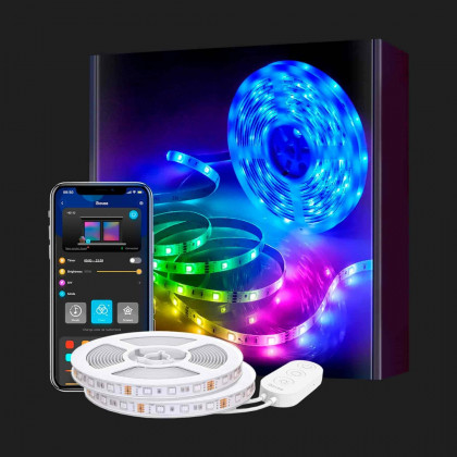 Стрічка світлодіодна розумна Govee H6110 RGB Smart Wi-Fi + Bluetooth LED Strip Lights 10м (White) Калуші