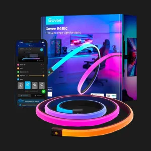 Стрічка світлодіодна розумна Govee H61C3 Neon Gaming Table Light 3м (White) в Чернівцях