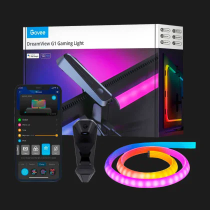 Набор адаптивной подсветки Govee H604B DreamView G1 Gaming Light 24-29' RGB (Gray) Кременчуке