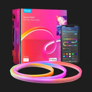 Стрічка світлодіодна розумна Govee H61A2 Neon LED Strip Light 5м (White) в Чернівцях