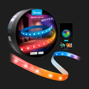 Стрічка світлодіодна розумна Govee H61E1 16.4ft RGBICW LED Strip Lights 5м (White) в Чернівцях