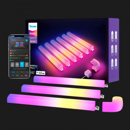 Набір настінних світильників Govee H6062 Glide RGBIC Wall Light (6+1) RGB Калуші