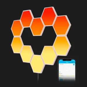 Набор настенных светильников Govee H6061 Glide Hexa Light Panels 10шт RGB (White) в Александрии