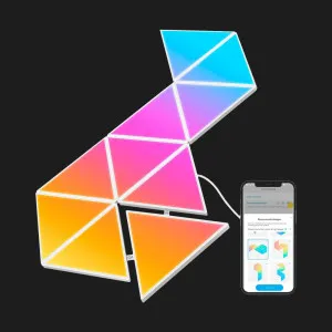 Набор настенных светильников Govee H6067 Tri-angle Light Panels 10шт RGB (White) в Александрии