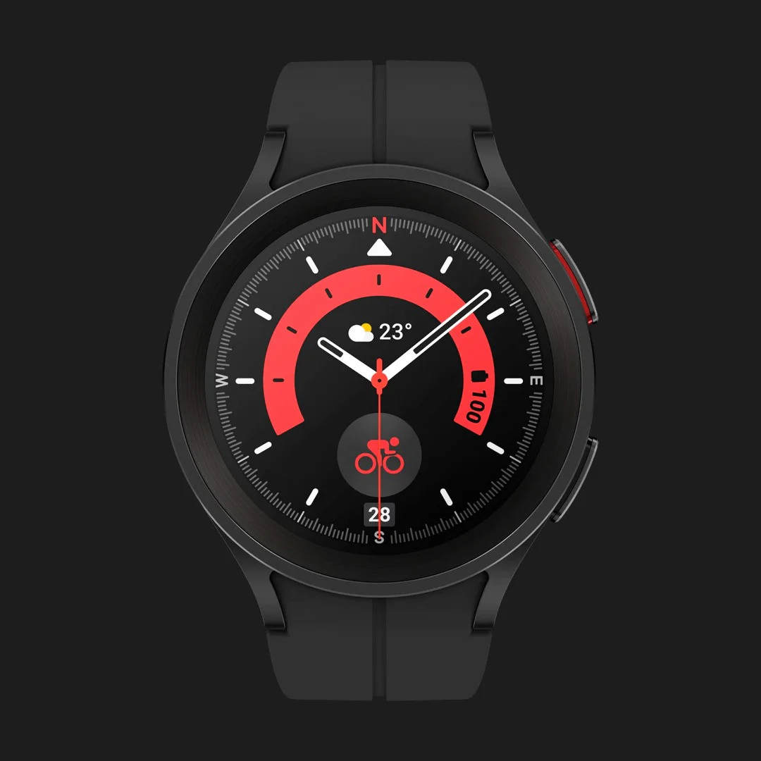 Смарт-годинник Samsung Galaxy Watch 5 Pro 45mm (Black Titanium) (SM-R920NZKA)
