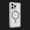 Чехол UAG Plyo with MagSafe Series для iPhone 15 Pro (Ice/Silver)