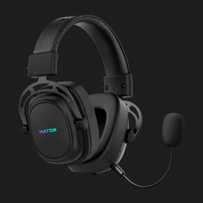 Ігрова гарнітура Hator Hypergang 2 Wireless Tri-mode (Black)